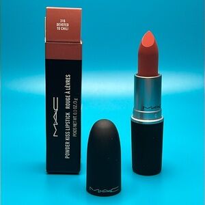 MAC Cosmetics powder kiss lipstick 316 DEVOTED TO CHILI - New